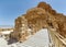 Masada fortified palace ruins in southern Judean Desert in Israel