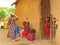 Masai children at home