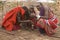 Masai warriors lighting fire