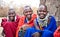 Masai women with traditional. Tanzania.