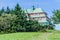 Masarykova chata building on Serlich mountain in Orlicke mountains, Czech