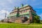 Masarykova chata building on Serlich mountain in Orlicke mountains, Czech