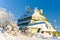 Masarykova Cottage, Orlicke Mountains in winter, Czech Republic