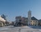 Masarykovo namesti square in Karvina - Frystat in Czech republic