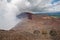 Masaya Volcano emitting sulfur dioxide gas in Masaya, Nicaragua.