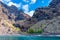 Masca beach among Los gigantes cliffs at Tenerife, Canary islands, Spain