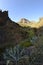 Masca canyon through a fisheye lens