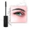 Mascara design picture, with single Green eye and eyelash for advertising use, Realistic 3d illustration