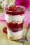 Mascarpone dessert with fruit