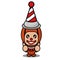 Mascot costume doodle pepper grinder clown