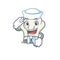 A mascot design of cook hat Sailor wearing hat