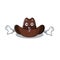 Mascot illustration the featuring cowboy hat surprised