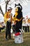 Mascot prior to the Toronto Santa Claus Parade