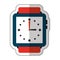 masculine hand watch icon