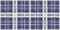 Masculine indigo tartan linen seamless border. All over print of navy blue lodge plain cotton plaid ribbon.