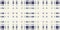 Masculine indigo tartan linen seamless border. All over print of navy blue lodge plain cotton plaid ribbon.