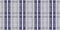 Masculine indigo tartan linen seamless border. All over print of navy blue lodge plain cotton plaid ribbon.