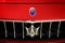 Maserati metallic logo detail, Motor Valley Fest