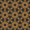 Mashrabiya arabesque seamless pattern, Arabic tile
