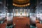 Masjid Istiqlal Interior with prayers in Indonesia is the largest mosque in Southeast Asiaà¹ƒ