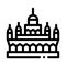 Masjid jame mosque icon vector outline illustration