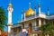 Masjid Sultan mosque and murals on Arab Street in the Malay Heritage District, Singapore