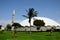 Masjid Tooba or Round Mosque with marble dome minaret and gardens Defence Karachi Pakistan