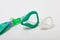 Mask with bag valve for lung inhalation. medical breathing mask set.