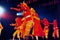 mask dance Costume of the Devil, DIABLADA Festival of the Virgin of Candelaria Puno, Peru.interior of theater-