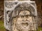 Mask detail, Roman Theater, Ostia Antica, Rome, Italy