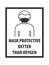 The mask protective better than oxygen.  Silhouette person with mask over their face in gray. Prevent COVID-19. Symbol can be used