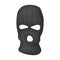Mask to close the face of the offender from witnesses.Prison single icon in monochrome style vector symbol stock