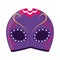 Mask of wrestling cinco de mayo mexican celebration flat style icon