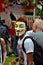 Masked activist at May Day Protest Rally Singapore