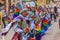 Masked dancers Virgen del Carmen Pisac Cuzco Peru