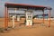 Maski,Karnataka,India - 10/23/2018 : Empty Indian oil Petrol Filling station