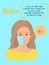 Maskne concept. Infographic vector illustration with defenition of mascne - acne or irritation caused by wearing protective face