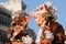 Masks on carnival, Piazza San Marco, Venice, Italy