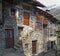 Maslana is an ancient rural village accessible only on foot. Valbondione, Bergamo, Orobie Alps, Italy