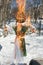 Maslenitsa Russian Doll Carnival - a symbol of winter