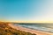 Maslin Beach coastline at sunset during winter