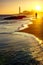 Maspalomas beach at sunset. Gran Canaria, Canary islands, Spain