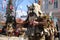 Masquerade festival in Elin Pelin, Bulgaria. People with mask called Kukeri dance and