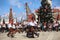 Masquerade festival in Elin Pelin, Bulgaria. People with mask called Kukeri dance and