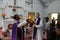 Mass in the Catholic Church in Baidyapur, India