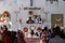 Mass in the Catholic Church in Baidyapur, India