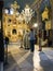 Mass inside of Church of saints constantine and helena in Plovdiv Bulgaria with two faithful and priest