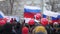 Mass meeting collective boycott against false elections of the President of the Russian Federation, Novosibirsk February