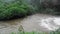 A mass of water from a river in Kirinyaga, Central Kenya