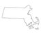 Massachusetts (USA) map